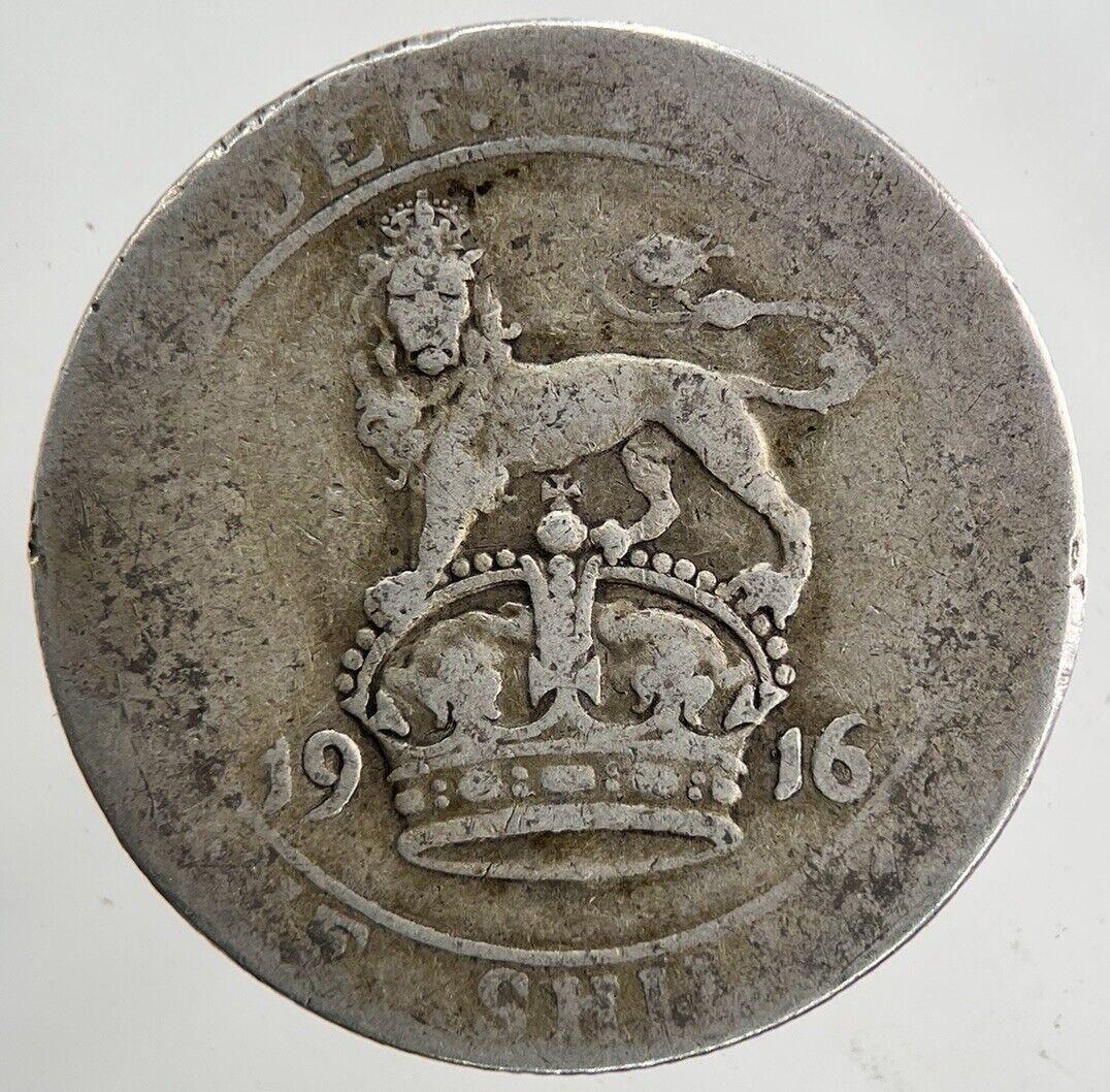 1916 George V One Shilling Silver Coin | Collectable Grade