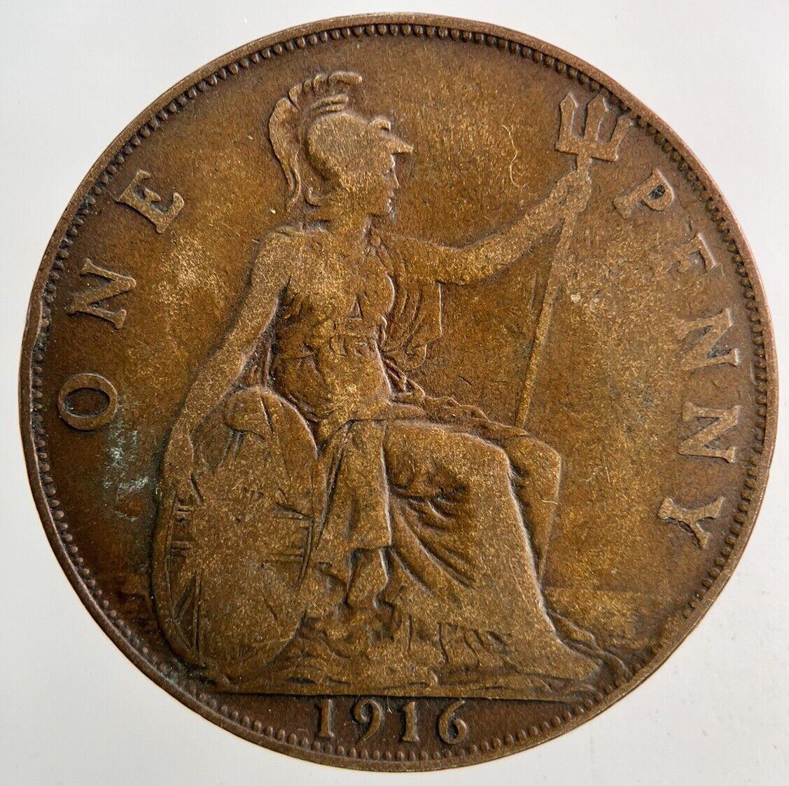 1916 George V One Penny Coin | Collectable Grade