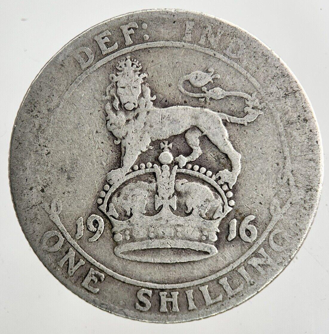 1916 George V Shilling Silver Coin | Collectable Grade