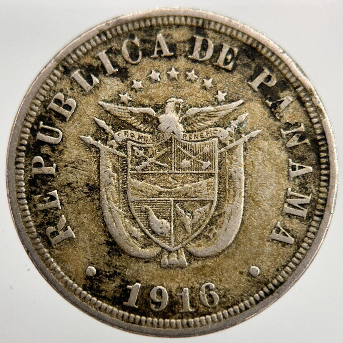 1916 Panama 2 1/2 Centesimos Coin | Fine Collectable Grade | a1585