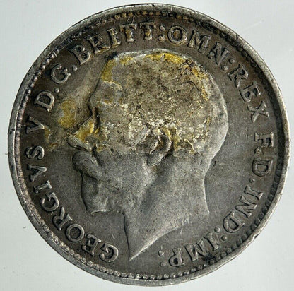 1916 George V Threepence Silver Coin | Very High Grade