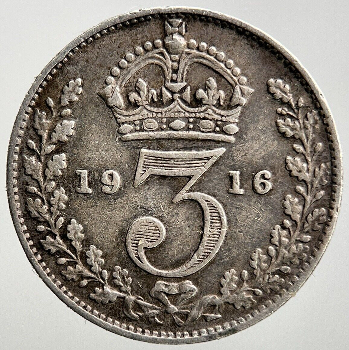 1916 George V Threepence Silver Coin | Fine Collectable Grade | a143