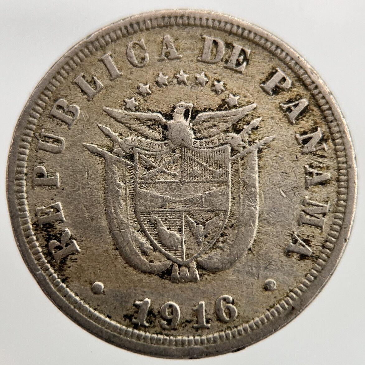 1916 Panama 2 1/2 Centesimos Coin | Fine Collectable Grade | a1586