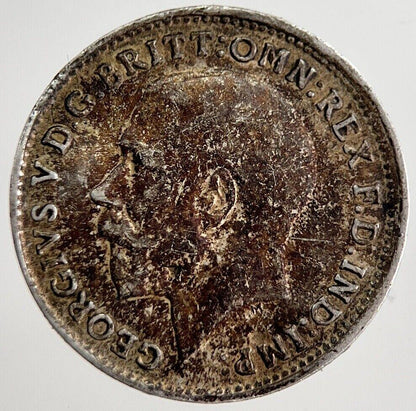 1916 George V Threepence Silver Coin | Very High Grade | a8572
