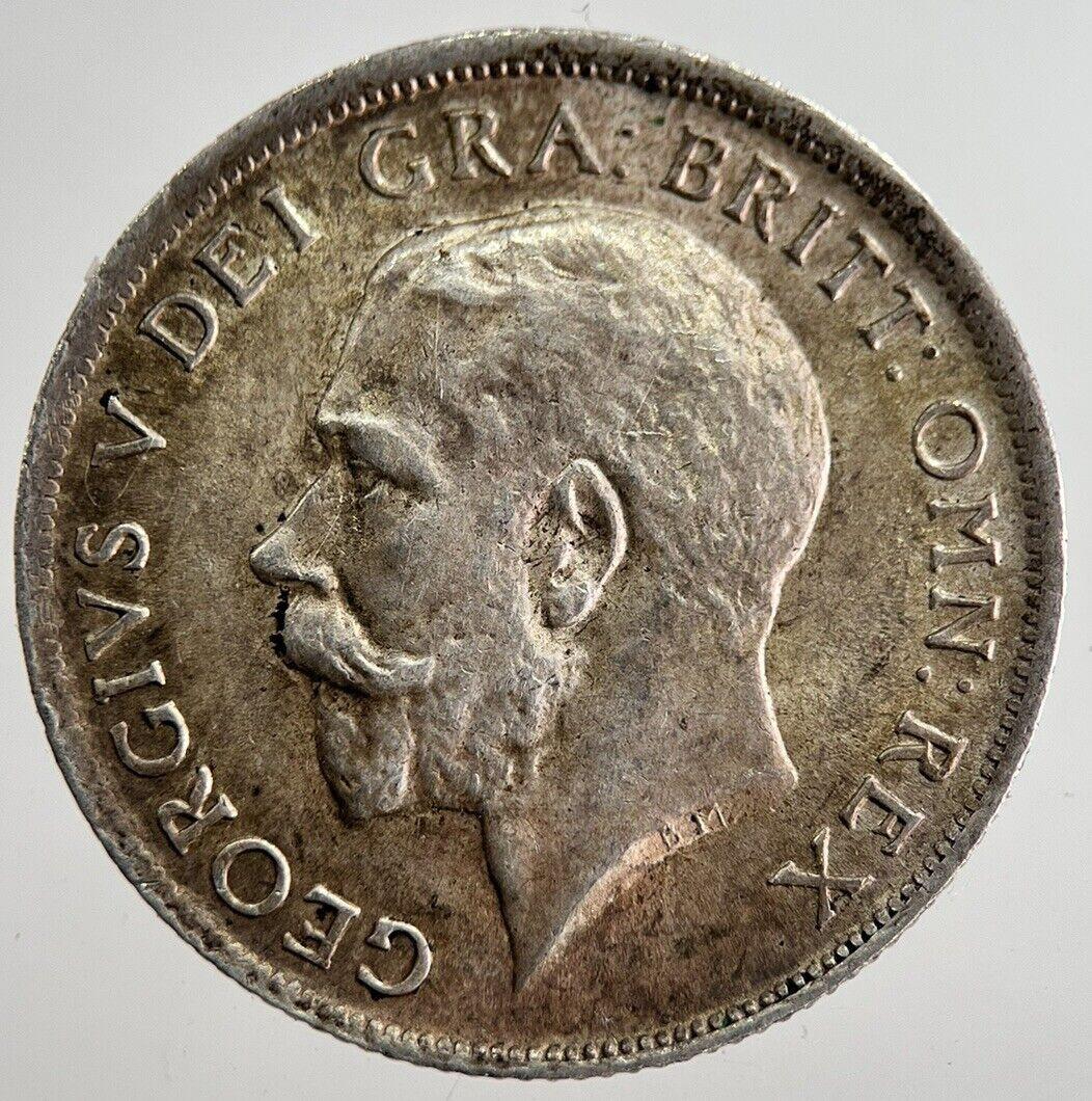 1916 George V Shilling Silver Coin | Very High Grade | a8601