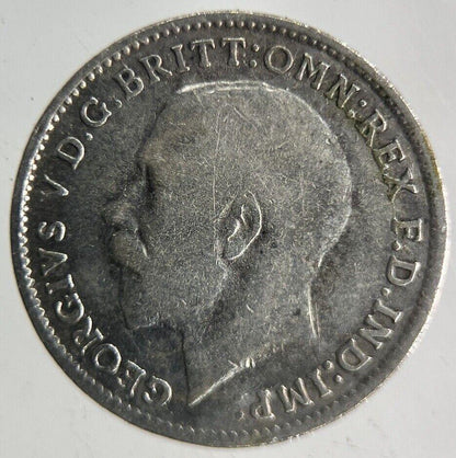 1916 George V Threepence Silver Coin | Fine Collectable Grade