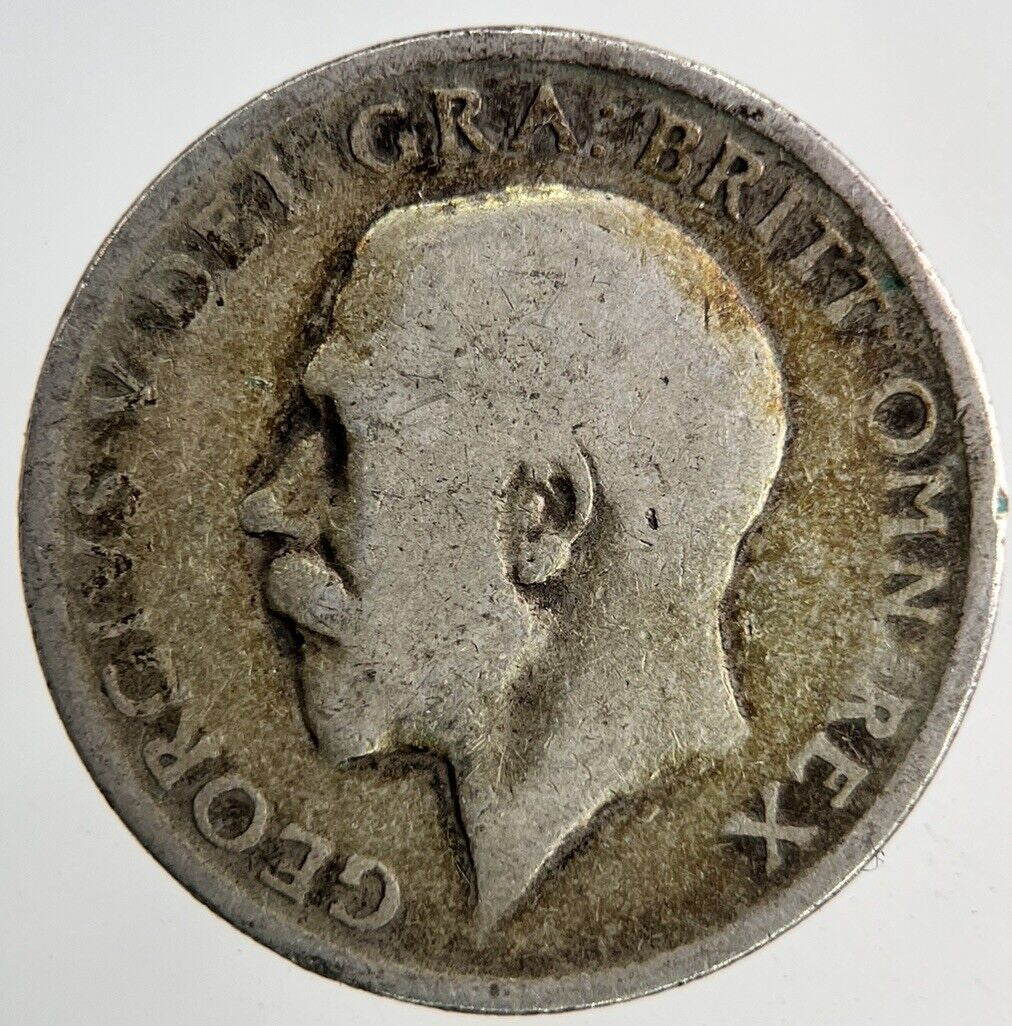 1916 George V Shilling Silver Coin | Fair Grade