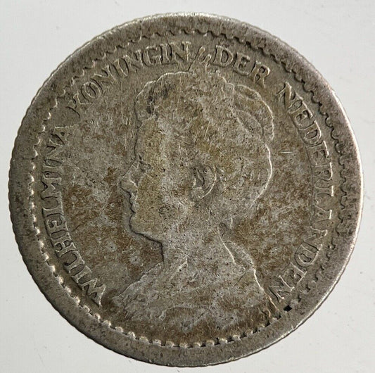 1916 Netherlands 10 Cents Silver Coin | Collectable Grade
