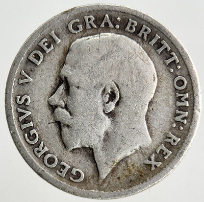 1916 George V Sixpence Silver Coin | Fair Grade