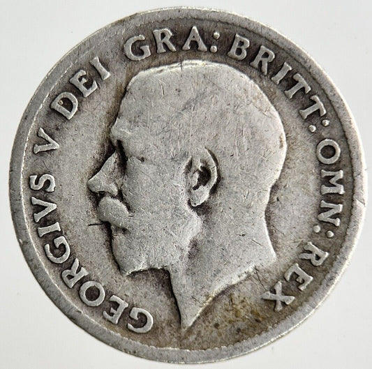 1916 George V Sixpence Silver Coin | Fair Grade