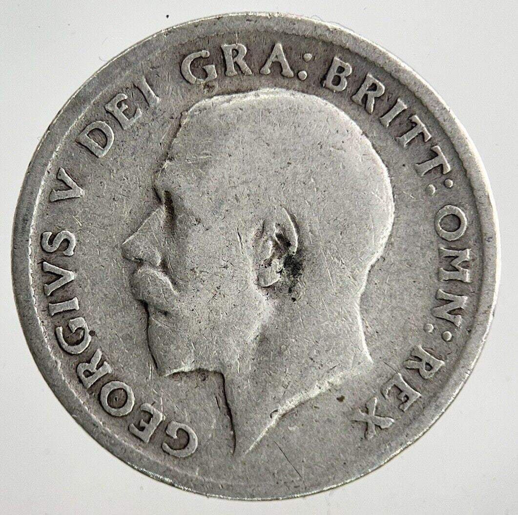 1916 George V Sixpence Silver Coin | Fair Grade