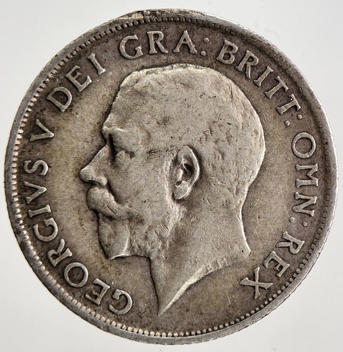 1916 George V Shilling Silver Coin | Fine Collectable Grade | a5544