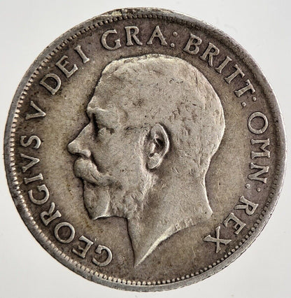 1916 George V Shilling Silver Coin | Fine Collectable Grade | a5544