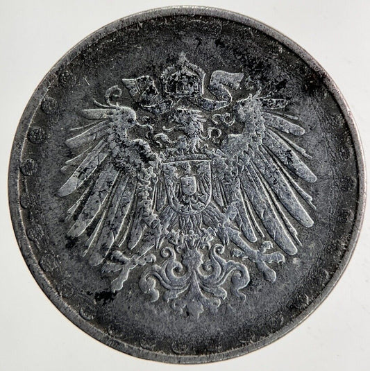 1916 Germany 10 Pfennig Coin | Fine Collectable Grade