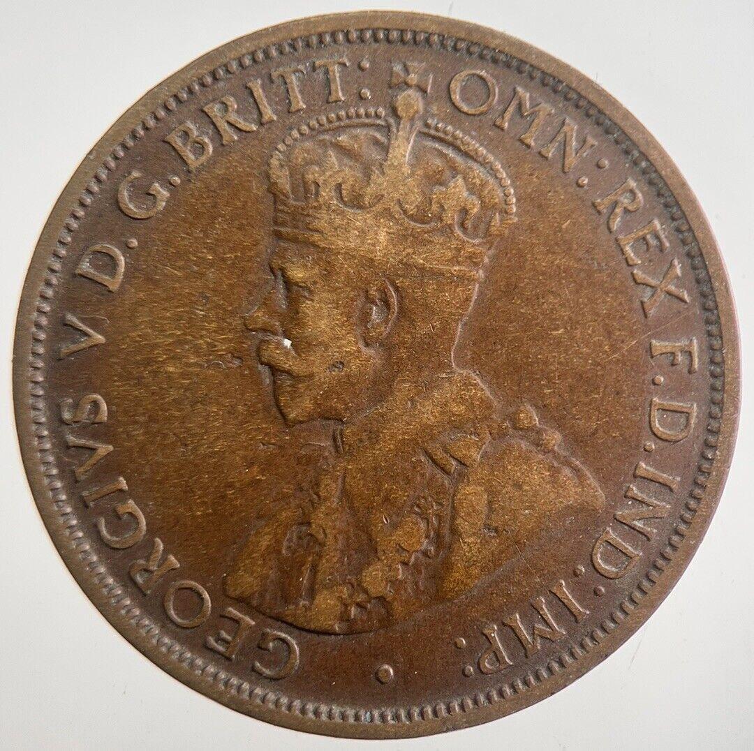 1917 Australia One Half Penny Coin | Fine Collectable Grade | a7745