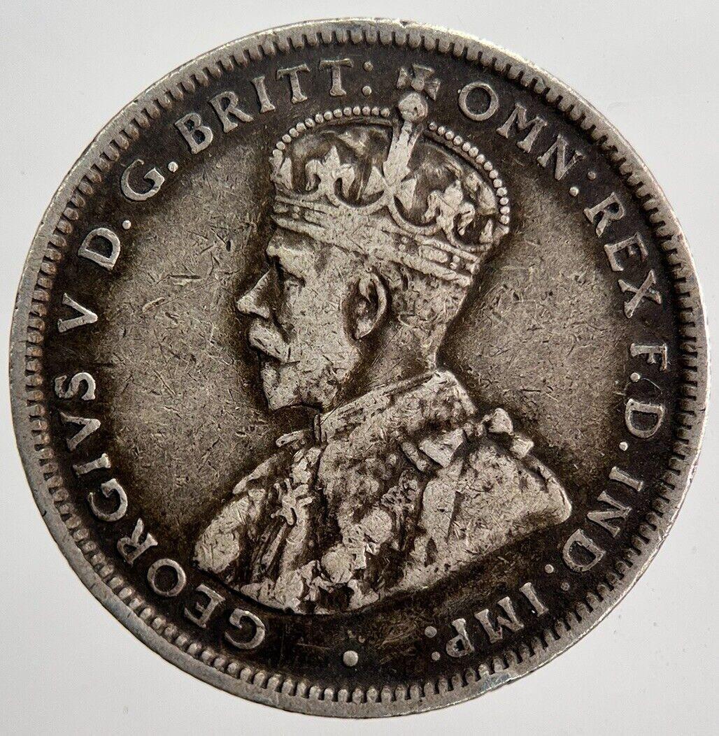 1916-M Australia One Shilling Silver Coin | Fine Collectable Grade | a5885