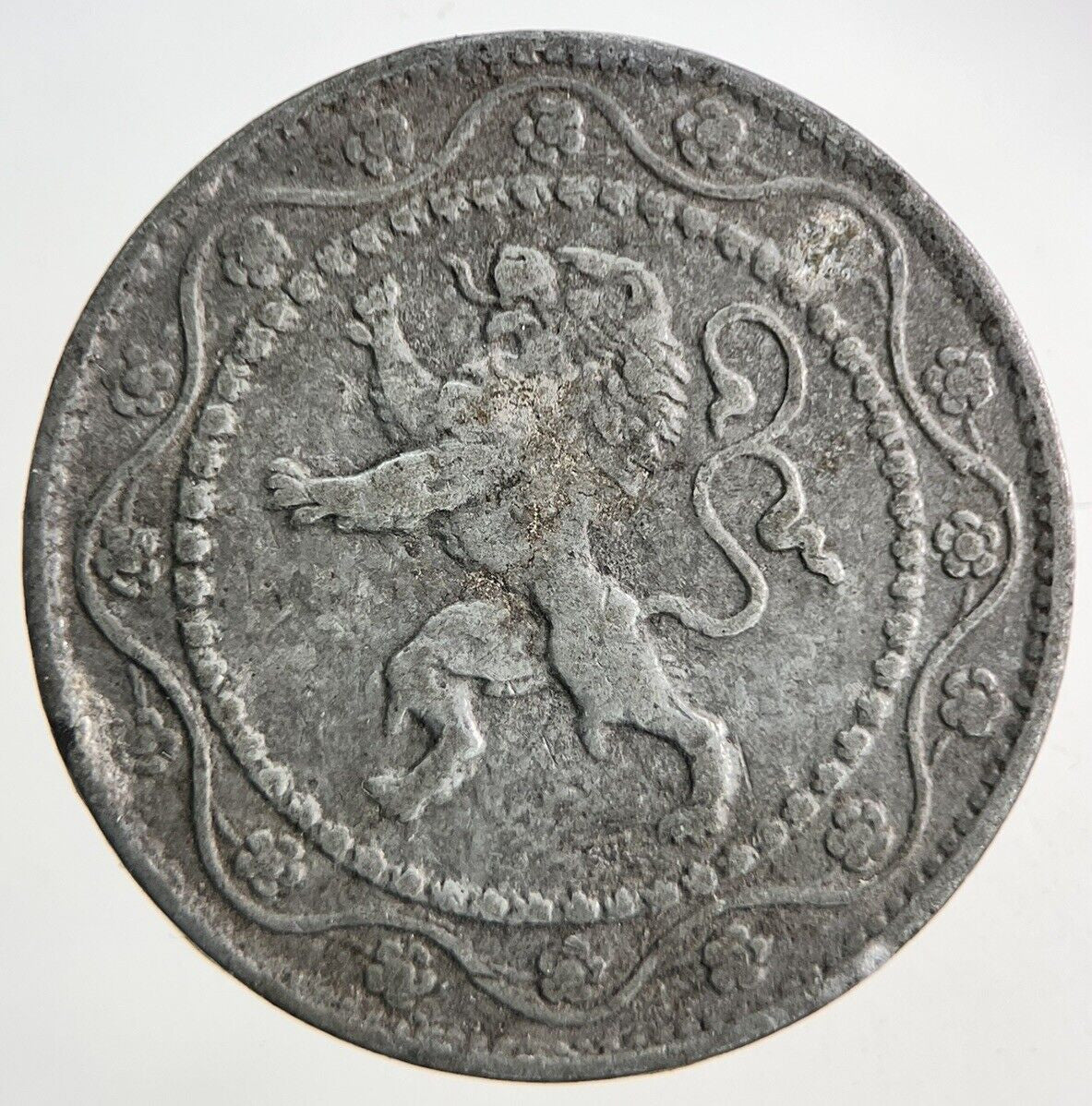 1917 Belgium 25 Cent Coin | Fine Collectable Grade