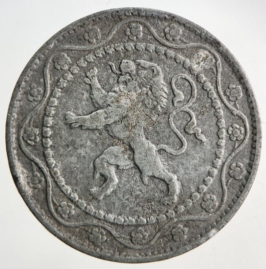 1917 Belgium 25 Cent Coin | Fine Collectable Grade