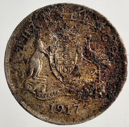 1917 Australia Threepence Silver Coin | Collectable Grade