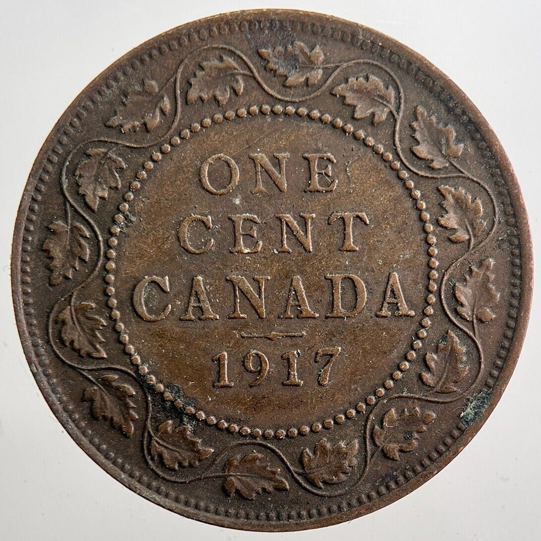 1917 Canada One 1 Cent Coin | Fine Collectable Grade | a7435