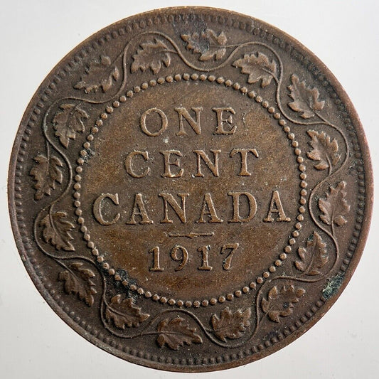 1917 Canada One 1 Cent Coin | Fine Collectable Grade | a7435