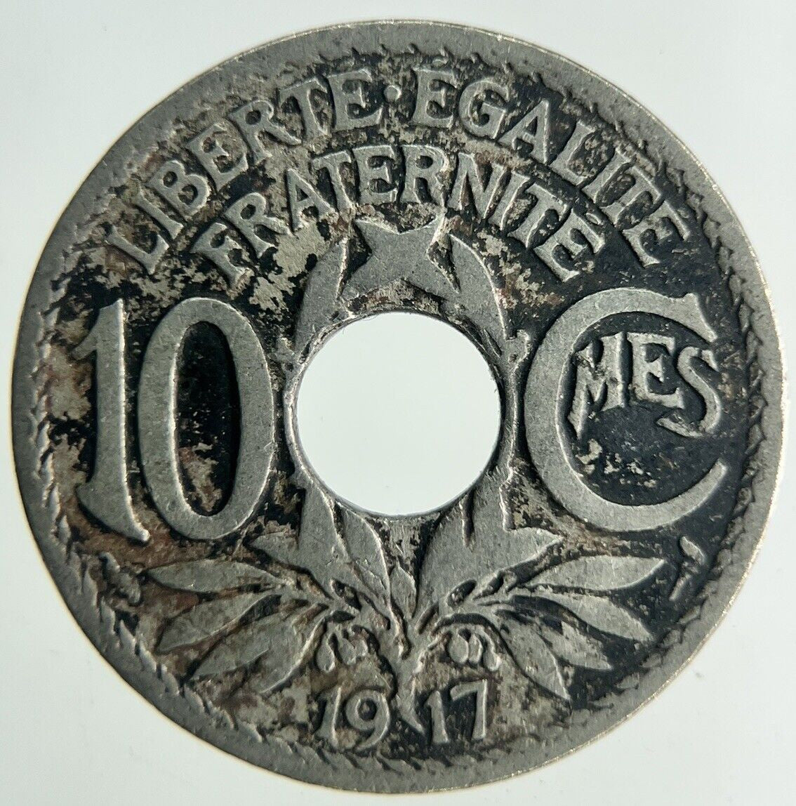 1917 France 10 Centimes Coin | Collectable Grade