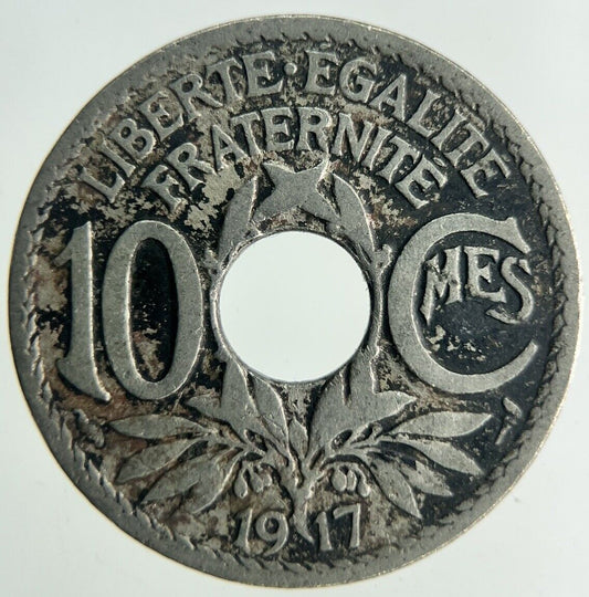 1917 France 10 Centimes Coin | Collectable Grade