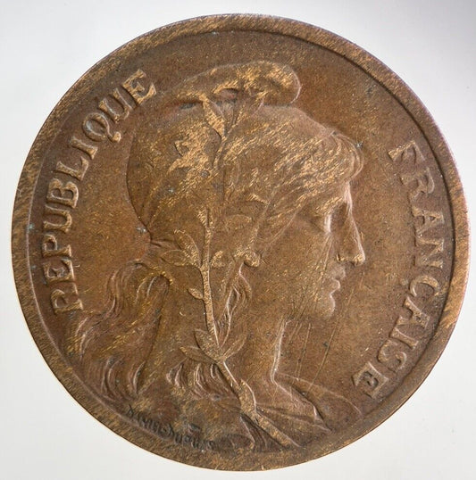 1917 France 10 Centimes Coin | Fine Collectable Grade