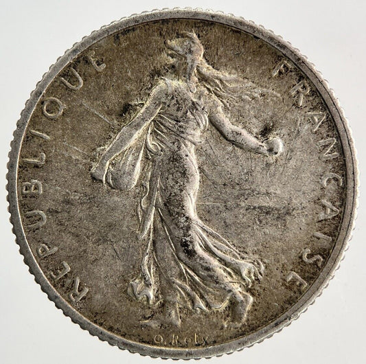 1917 France 1 Franc Silver Coin | Fine Collectable Grade