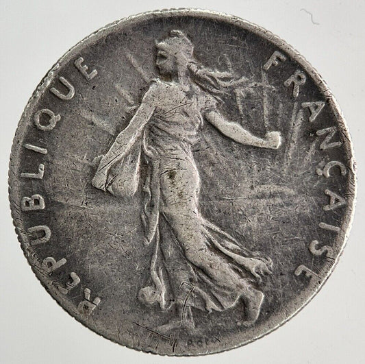 1917 France 50 Centimes Silver Coin | Collectable Grade