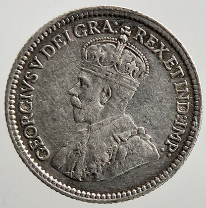 1917 Canadian 5 Cents Silver Coin | Very High Grade | a2842
