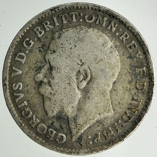 1917 George V Threepence Silver Coin | Collectable Grade