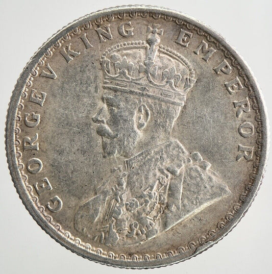 1917 India 1/2 Half Rupee Silver Coin | Very High Grade