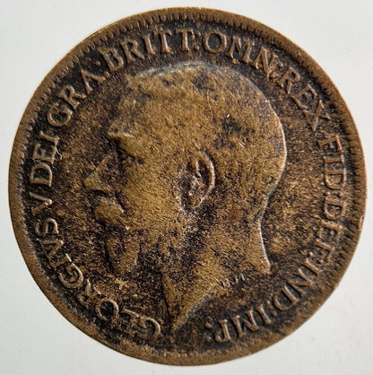 1917 George V Farthing Coin | Fine Collectable Grade