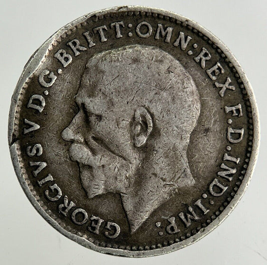 1917 George V Threepence Silver Coin | Collectable Grade