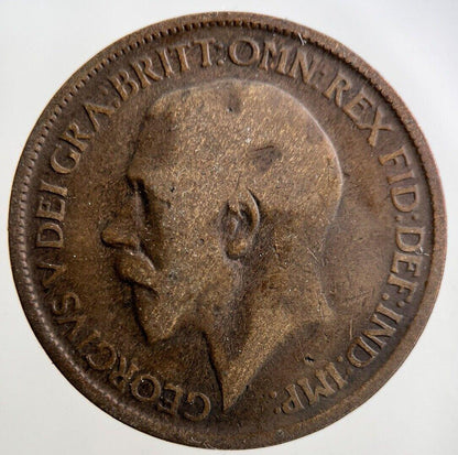 1917 George V Half-Penny Coin | Collectable Grade