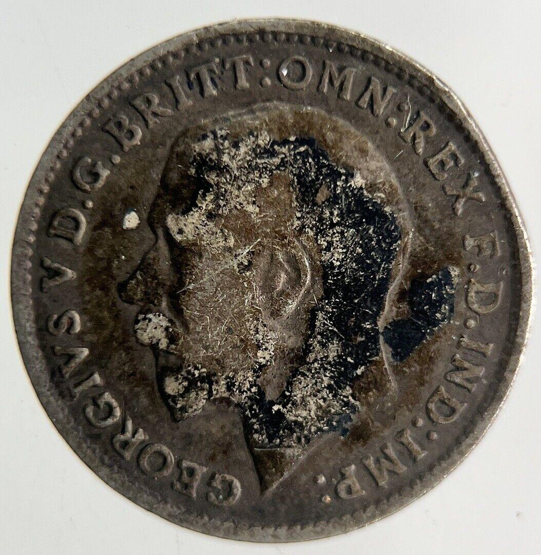 1917 George V Threepence Silver Coin | Fine Collectable Grade