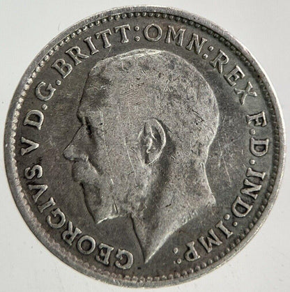 1917 George V Threepence Silver Coin | Fine Collectable Grade
