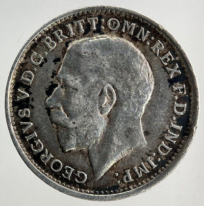 1917 George V Threepence Silver Coin | Very High Grade