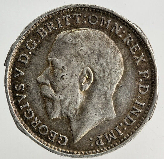 1917 George V Threepence Silver Coin | Very High Grade