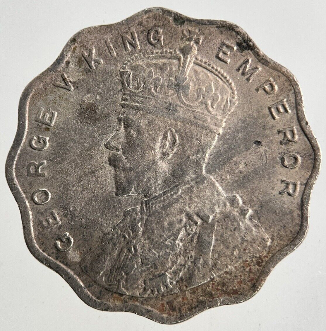 1917 India 1 Anna Coin | Fine Collectable Grade