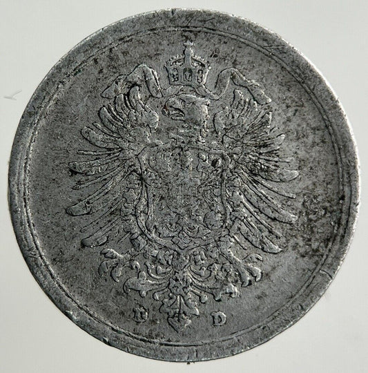 1917 Germany 1 Pfennig Coin | Fine Collectable Grade