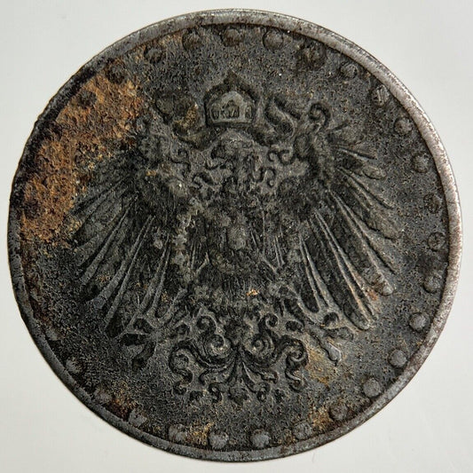 1917 Germany 10 Pfennig Coin | Fine Collectable Grade