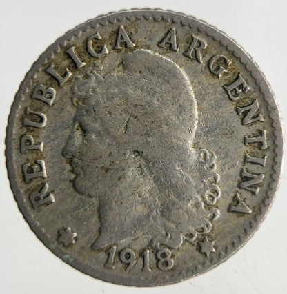 1918 Argentina 5 Centavos Coin | Collectable Grade