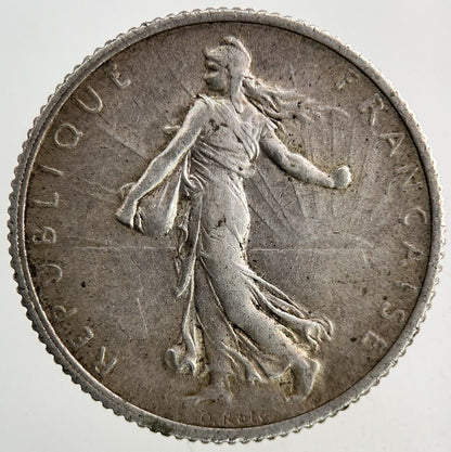 1918 France 1 Franc Silver Coin | Fine Collectable Grade