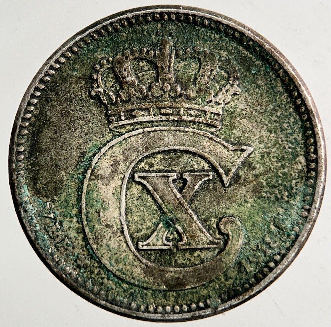 1918 Denmark 25 Ore Coin | Fine Collectable Grade