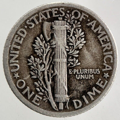 1917 US USA Mercury Dime Silver Coin | Fine Collectable Grade
