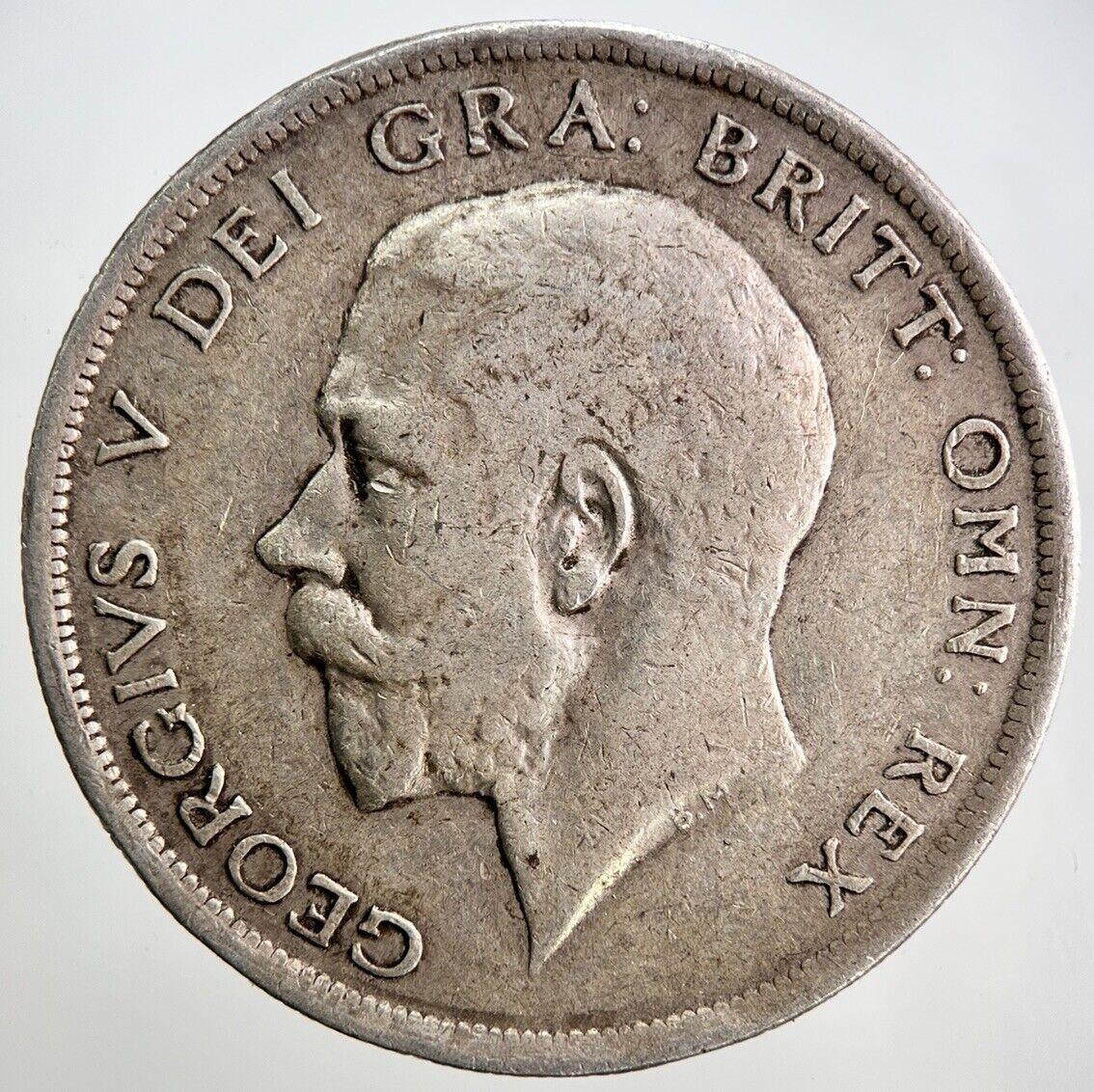 1918 George V Half-Crown Silver Coin | Fine Collectable Grade | a3405