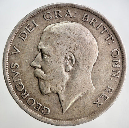 1918 George V Half-Crown Silver Coin | Fine Collectable Grade | a3405