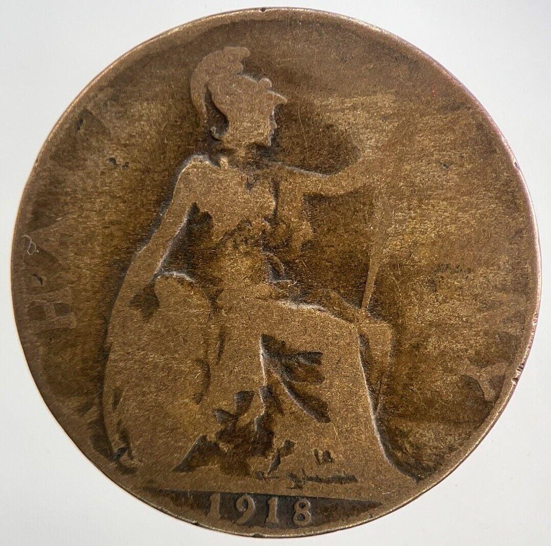 1918 George V Half-Penny Coin | Collectable Grade